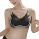 thumbnail image 1 of Brasier Mujer Tela de Mantequilla Ropa Interior sin Costuras con Realce En contraste de Color para Mujer Sujetador Deportivo Push up con Retracción y sin Aros Grande, 1 of 4