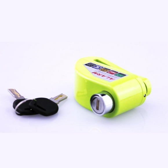 Bloqueo de Seguridad Impermeable Antirobo Sunnimix para Motocicleta Moto Scooter Verde