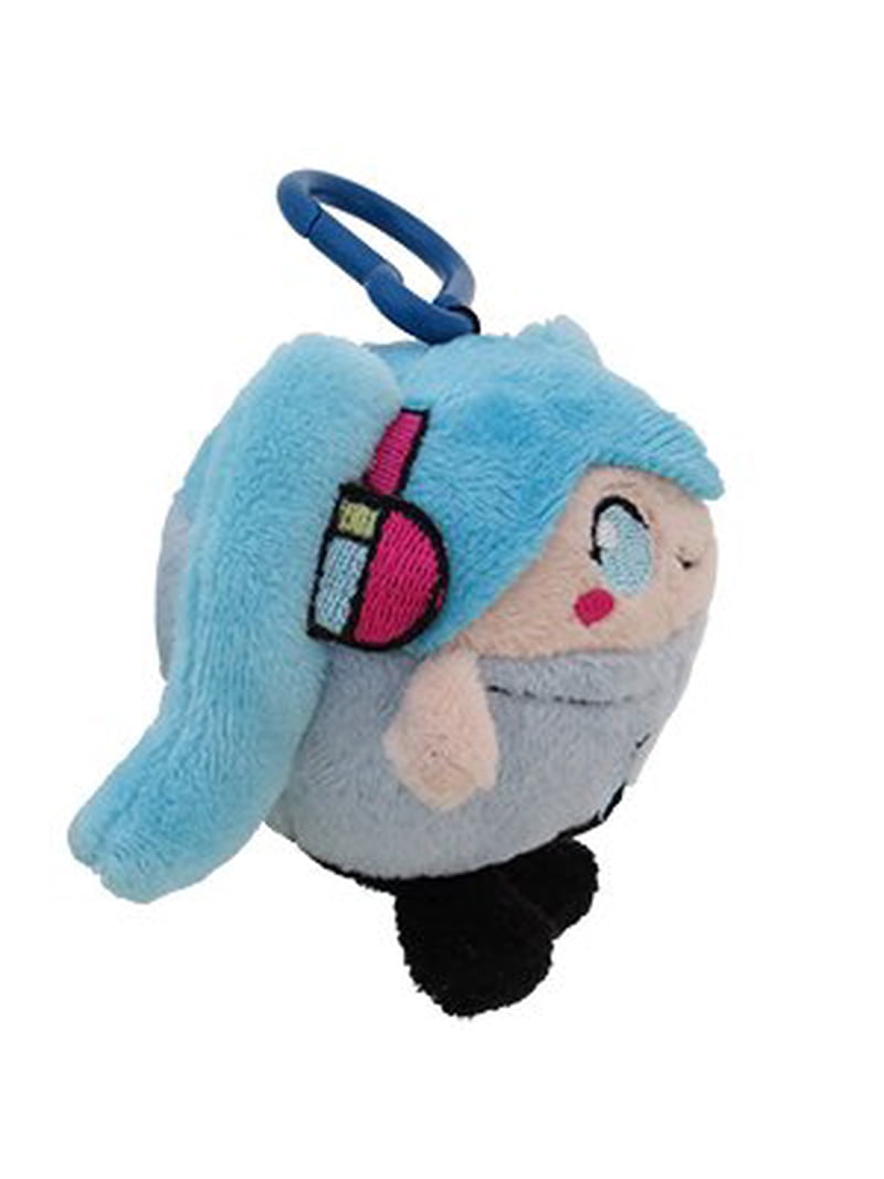 Micro Squishable Hatsune Miku 3 Inch Keychain Clip Plush Figure