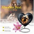 thumbnail image 5 of Dynamic American Football Player - Heart Shaped Urns For Human Ashes Adult - Urns For Adult Male - 8 Inch - Human Ashes Urns - Decorative Urns - Ashes Holder - Cremation Urn Human Ashes, 5 of 5