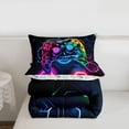 thumbnail image 5 of Erosebridal Watercolor Gamepad Full Size Comforter Sets For Kids Gamer,Video Gaming Controller Print Bedding Sets For Boys,Reversible 3-Piece, 5 of 7