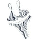 thumbnail image 1 of Conjunto de bikini elegante para mujer Traje de baño de dos piezas con estampado de rayas Traje de baño Ropa de playa OAVQHLG3B Store  lin121212, 1 of 3