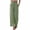 Light green, variant on Audhol Pull Up Pants for Women Elastic Waist Women's Daily Elastic Waist Straight Solid Color Palazzo Pants Casual Wide Leg Long Lounge Pant Trousers Wide Leg Pants Woman Beige L