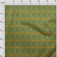 thumbnail image 2 of oneOone Polyester Lycra Fabric Floral & Paisley Block Printed Fabric 1 Yard 56 Inch Wide, 2 of 4