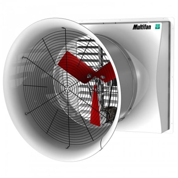 Vostermans Ventilation C8E92K0M10238 Ventilateur Conique en Fibre de Verre