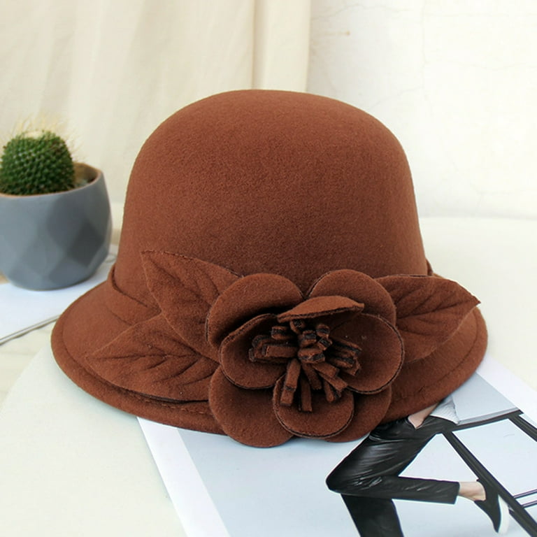 cloche hat mcm winter hat