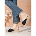 thumbnail image 3 of Women Wedge Sandals Thick Bottom  Open Toe Dangle Lightweight Slippers  Comfortable Non-Slip Summer Shoes, 3 of 7