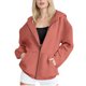 thumbnail image 3 of Blazer para mujer,Sudadera con capucha de polar para mujer, jersey de manga larga con cremallera y bolsillo, tejido de poliéster suave, ropa informal para el hogar, sopatenor, 3 of 7