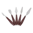 thumbnail image 4 of Wax Spatulas, Smooth Reusable 5 Pcs Practical Cake Cream Spatula Multifunction High Strength  for Decorating for Baking, 4 of 7