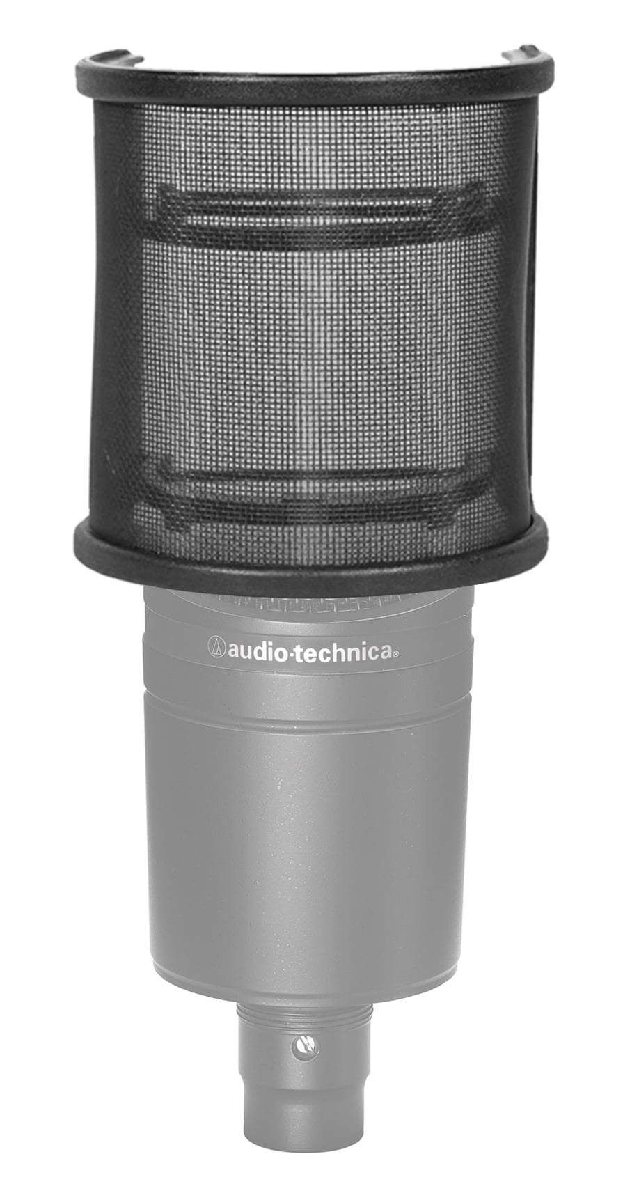 Rockville Pop Filter Curved Microphone Windscreen for Audio Technica AT2020 Mic