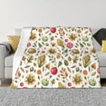 thumbnail image 3 of Throw Blanket for Couch, Fall Fruits And Vegetables Super Soft Fuzzy Comfy Warm Throw Blanket, Cuteness Lightweight Cozy Plush Flannel Blanket & Throws for Sofa and Bed All Season, 3 of 5