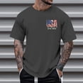 thumbnail image 2 of CONZONE 4Th Of July Mens T-Shirts Short Sleeve Independence Day T Shirts for Men Crew Neck Patriotic Usa Flag Graphic Casual Summer Tee Tops, 2 of 5