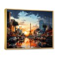 thumbnail image 2 of Designart "Las Vegas in Future Cityscape of Tomorrow II" Cityscapes Floater Framed Canvas Wall Art, 2 of 7