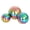Colorful, variant on Stainless Steel Balls Stainless Steel Garden Sphere Floating Pond Balls(5.91"X5.91"X5.91")