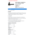 thumbnail image 2 of Inner Tie Rod End - Compatible with 1975 - 1983 Chrysler Cordoba 1976 1977 1978 1979 1980 1981 1982, 2 of 2