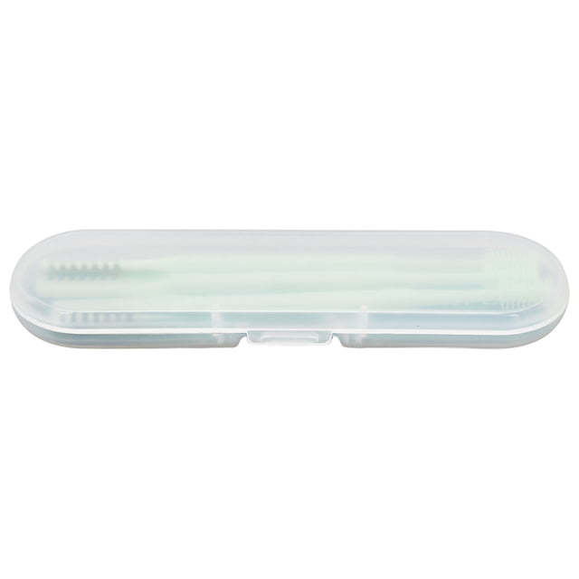 Recortador de vello nasal manual de 3 piezas con doble cabezal y rotación de 360 grados, limpieza profunda, color verde menta