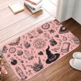thumbnail image 5 of 1pc Witchcraft Elements Absorbent Non-Slip Bathroom Thickened Flannel Rug Decor,Soft,Quick Drying,Suitable For Indoor/outdoor Use,Bathrooms,Bedrooms,Kitchens,Terrace,Laundry Rooms,16"x24", 5 of 9