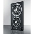 thumbnail image 2 of 220V 2-burner coil cooktop in black, made in the USA, 2 of 4