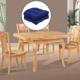 thumbnail image 4 of thinsony 2x Solid Color Tufted Pad Wicker Seat Cushions Round Back 48cm Royalblue, 4 of 9