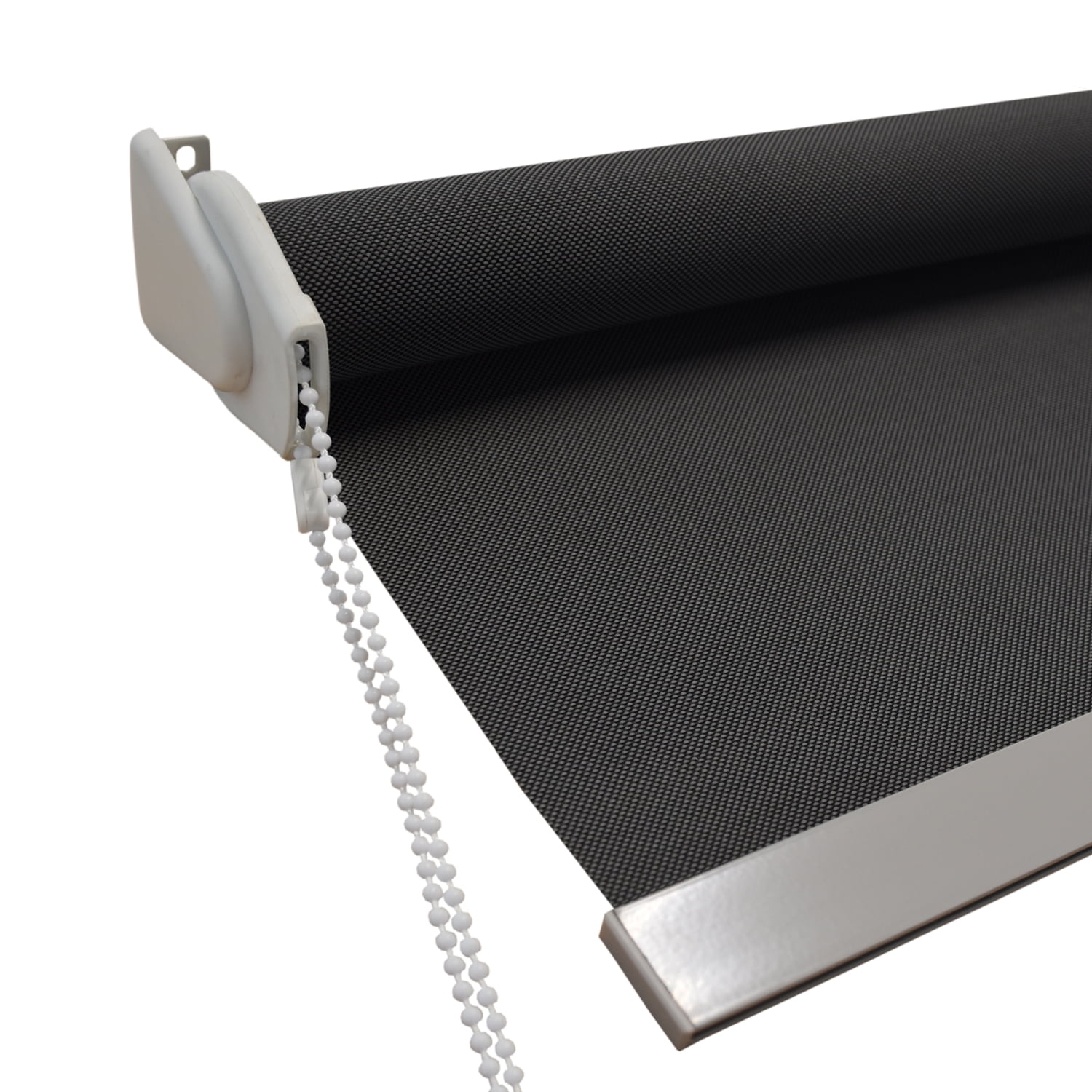 Cortina Roller Sunscreen 135 Cm De Ancho X 240 Cm Alto Color Gris Oscuro