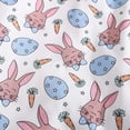 thumbnail image 5 of kpoplk Baby Boy Easter Outfit Bunny Short Sleeve Gentleman Button Down Shirts Solid Shorts Toddler Boys Party Bow Tie Suit Size 5-6 Years,Sky Blue, 5 of 9