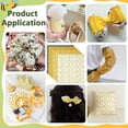 thumbnail image 5 of PH 6pcs Bee Daisy Cotton Fabric Bundles Bee Theme Quilting Patchwork Honeycomb Plaid Pattern Craft Fabrics Yellow Sewing Fabrics for DIY Handmade Craft Party Decor 17.6x19.6 inch Yellow, 5 of 6