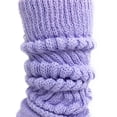 thumbnail image 6 of Extra Long Heavy Slouch Socks Lilac 2 Pair Size 9-11, 6 of 7