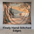thumbnail image 6 of Bellissimo Horizon Wall Tapestry for Bedroom by DC | Italian-Inspired Tapestry Wall Hanging & Aesthetic Decor for Dorm, Living Room, Picnic & Home | 39"x52", 6 of 7