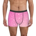 thumbnail image 1 of Balery Breast Cancer Pink Ribbons Awareness Calzoncillos bóxer para hombre, ropa interior de algodón suave y transpirable con cinturilla de nailon-Medium, 1 of 5