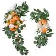 thumbnail image 1 of Conjunto de decoración de boda Flor artificial Peonía rosa Plato de invitados de boda Decoración Arco de boda Dintel de puerta, 1 of 6