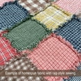 thumbnail image 3 of JCS Perfect Green 2 Homespun Cotton Fabric Sold by the Yard, 3 of 8