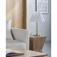 thumbnail image 4 of Livabliss Leynar Modern Accent Table Lamp, 18-inch, Gold/Cone with Beige Shade, 4 of 5