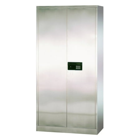 Edsal Stainless Steel Electronic Lock Storage Cabinet