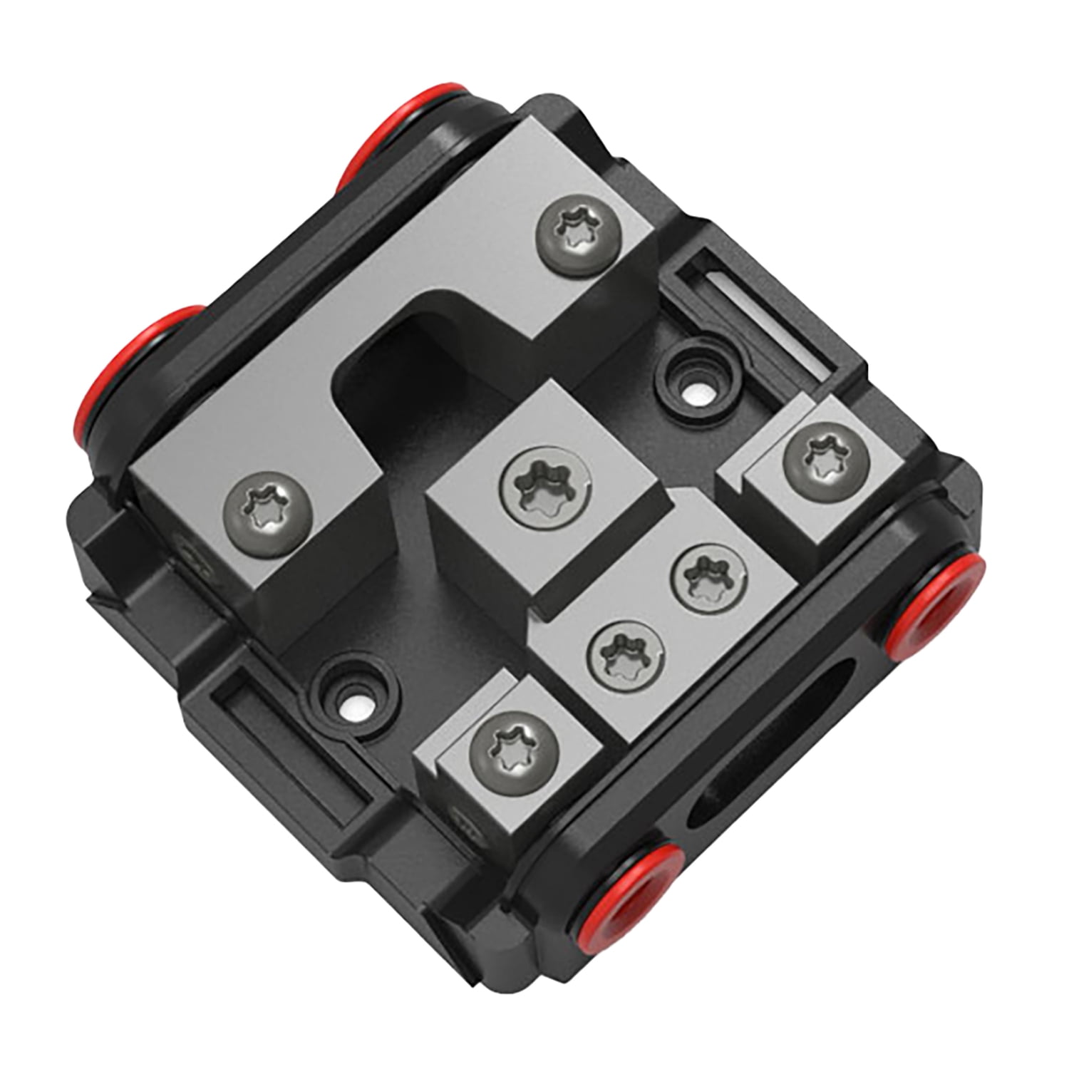 T-Spec MANL 2-Position All-in-One Distribution Block For Car Audio - 1/0 To 4/8 AWG Power/Ground Splitter