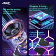 thumbnail image 4 of Acer Portable Bluetooth Speaker with Lights, Mini Wireless Speakers with FM Radio TWS Pair, for Home/Party/Outdoor, 4 of 14