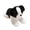 B, variant on Glowing Plush Puppy Toy in Prone Position, Soft Light Up Border Collie Stuffed Animal Doll, Decorative Luminous Figurine for Bedroom and Gift Idea, B