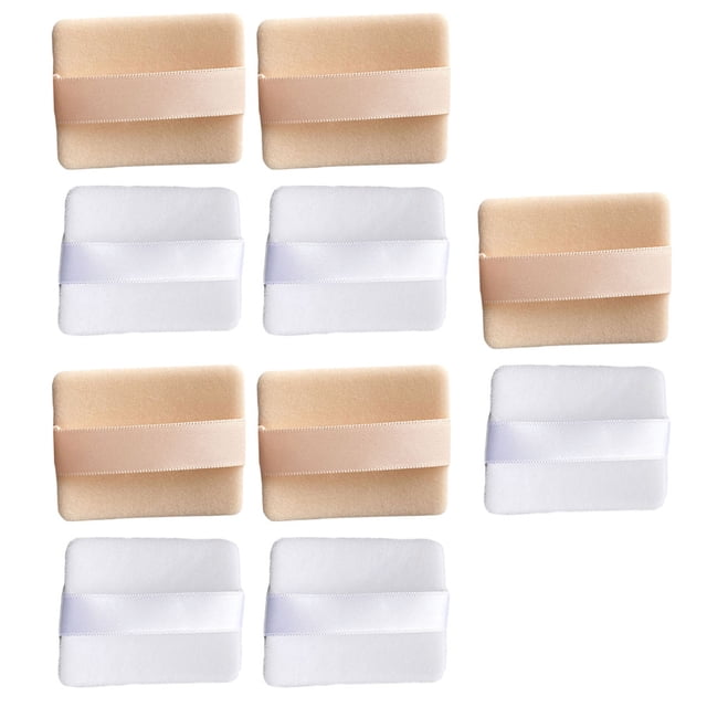 FENGGUIQU 10Set Soft Body Powder Puff Suitable for Liquid and Dry Products with Washable Feature