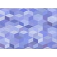 thumbnail image 1 of Ahgly Company Machine Washable Indoor Rectangle Transitional Light Slate Blue Area Rugs, 2' x 4', 1 of 7