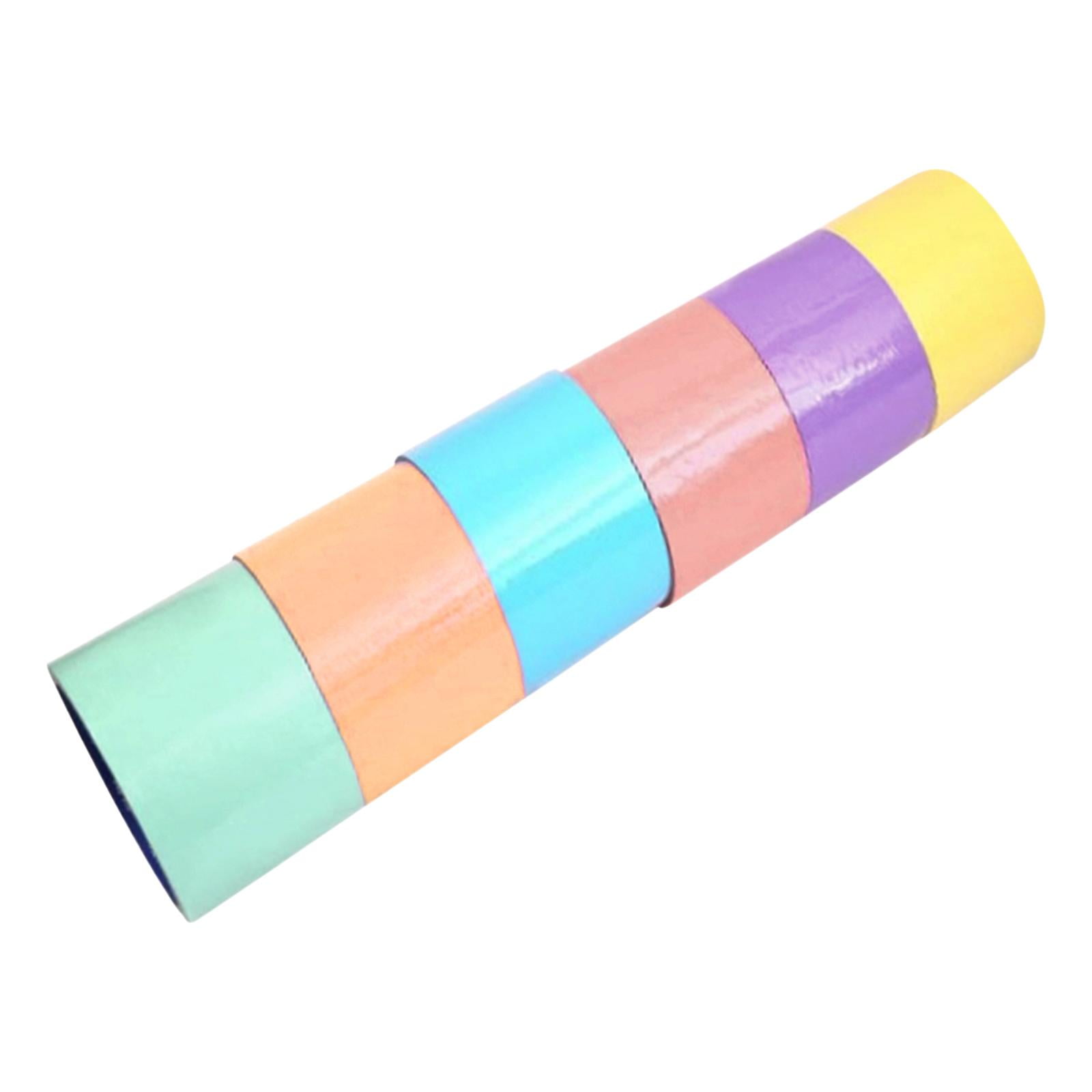 6Pcs Sticky Ball Tape Pearlescent Color DIY Tape Sticky Ball for Boys Girls