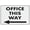 Warning Sign 4, variant on Office Outdoor Safe Sign - 8"x12", UV Protected, Weatherproof - Office Building, School, Hospital, Business Alert