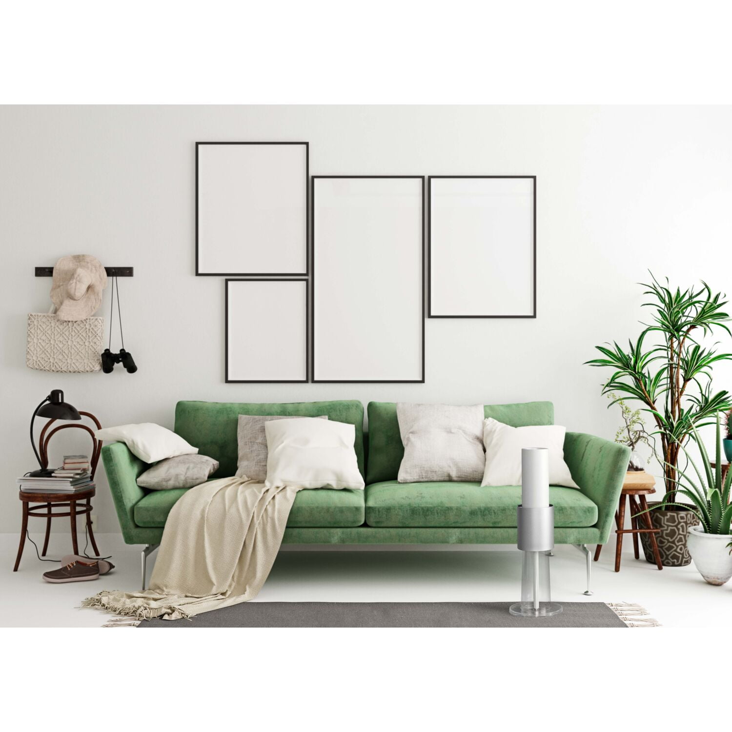 LightAir IonFlow Evolution 540 Sq.ft. Air Purifier, HEPA Filter, White, LAEVWH2