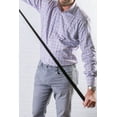 thumbnail image 2 of Contemporary Home Living 40.25" Navy Blue Unique Braided Elastic Woven Belt for Men - Medium Size, 2 of 7
