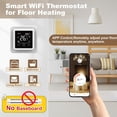 thumbnail image 6 of HEATIT programmable thermostat, smart thermostat, suitable for electric radiation floor heating, with touch screen, wide voltage range of 85V-265V, 6 of 7