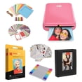 thumbnail image 1 of Kodak Step Instant Photo Printer with Bluetooth/NFC, ZINK Technology & Kodak App for iOS & Android (Pink) Starter Bundle, 1 of 10