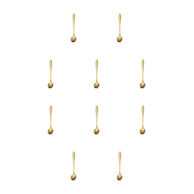 Toystoory Cuchara agitadora Vino Stick Cucharas Bar Bebida Vasos Discoteca Pantalón Corto Rosa Dorada 10Conjunto