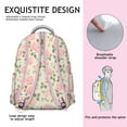 thumbnail image 5 of "Floral Sunflower Themed Bookbag - Large Capacity Wildflower Print Backpack for College Students, Water-Resistant Material with Comfortable Straps & Organizational Pockets", 5 of 6