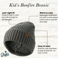 thumbnail image 2 of Britt's Knits Bonfire Rib Knit Cuff Beanie - Gray (Kid's), 2 of 6