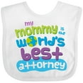 thumbnail image 3 of Inktastic Attorney Mom Quote Gift Boys or Girls Baby Bib, 3 of 4