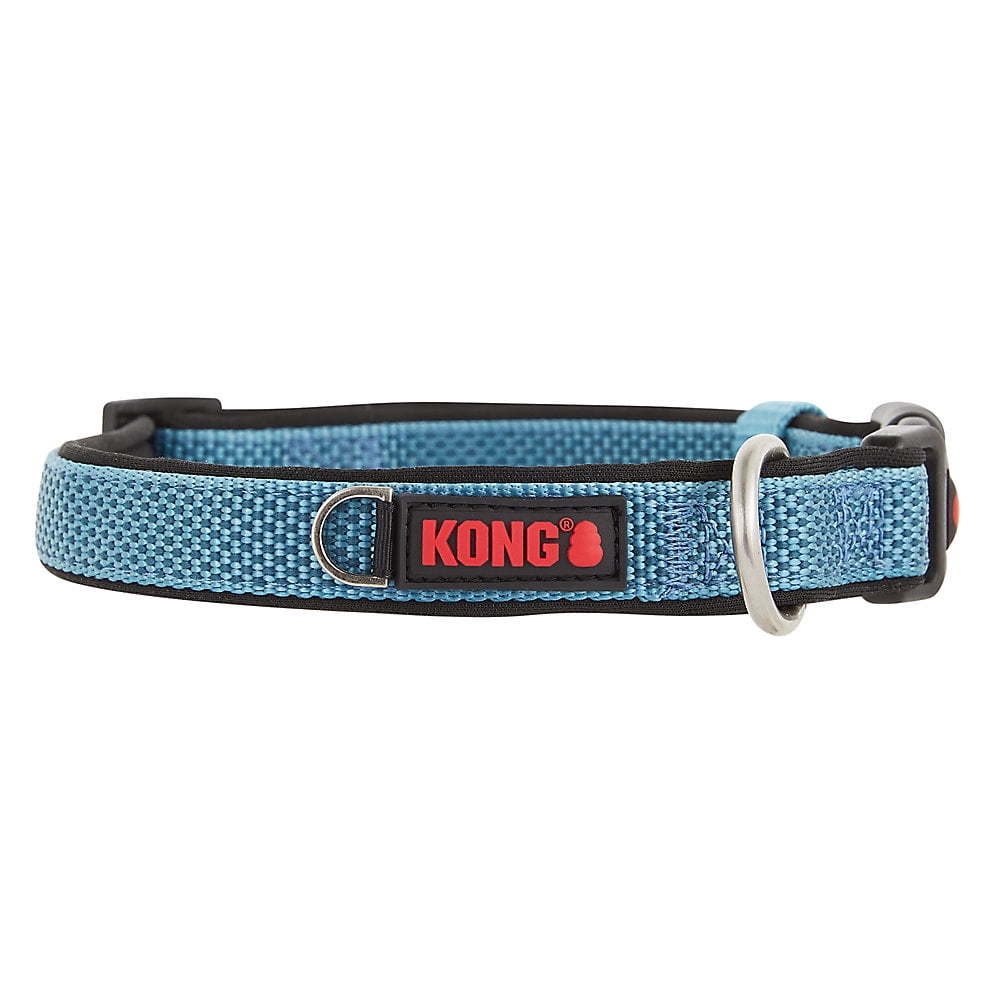 Kong Comfort Padded Dog Collars XLarge 20" 28" in Blue