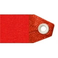 thumbnail image 7 of Coolaroo Outdoor Party Sun Shade Sail, 90% UV Block Protection, 9'10" Triangle, Red, 7 of 7